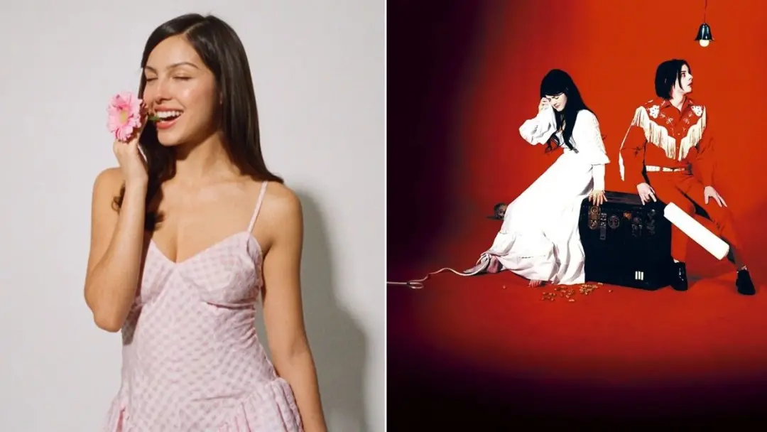 Olivia Rodrigo comprou o vestido da Meg White da capa do álbum The Elephant. Ela sempre foi muito fã da banda White Str…
