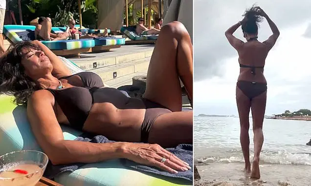 Jenny Powell, 58 anos, dormiu na espreguiçadeira em Ibiza depois de beber margaritas numa viagem de amigas. É bom ver m…