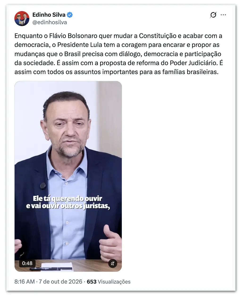 Declaração do candidato do PL pretende mudar a Constituição para redemocratizar o país. Opositores criticam muito essa …
