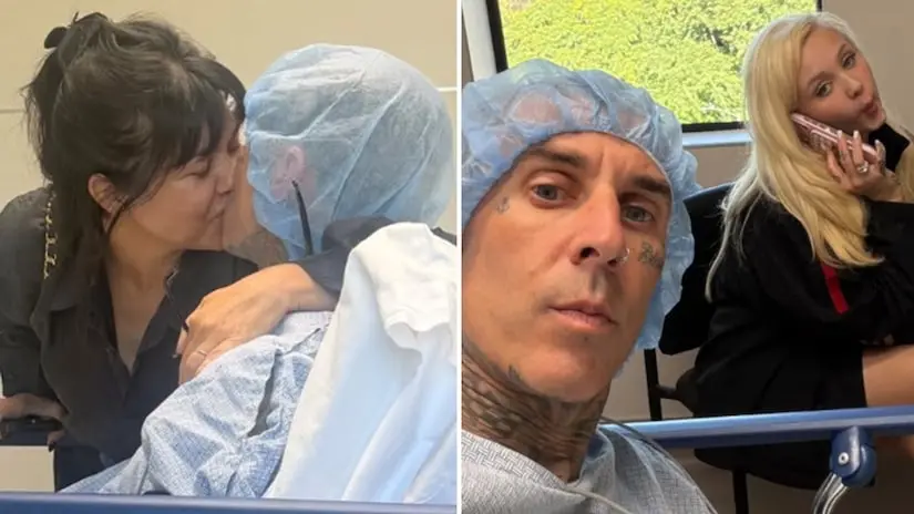 Travis Barker foi hospitalizado esta semana. A filha Alabama e a esposa Kourtney estiveram com ele no hospital. Situaçã…
