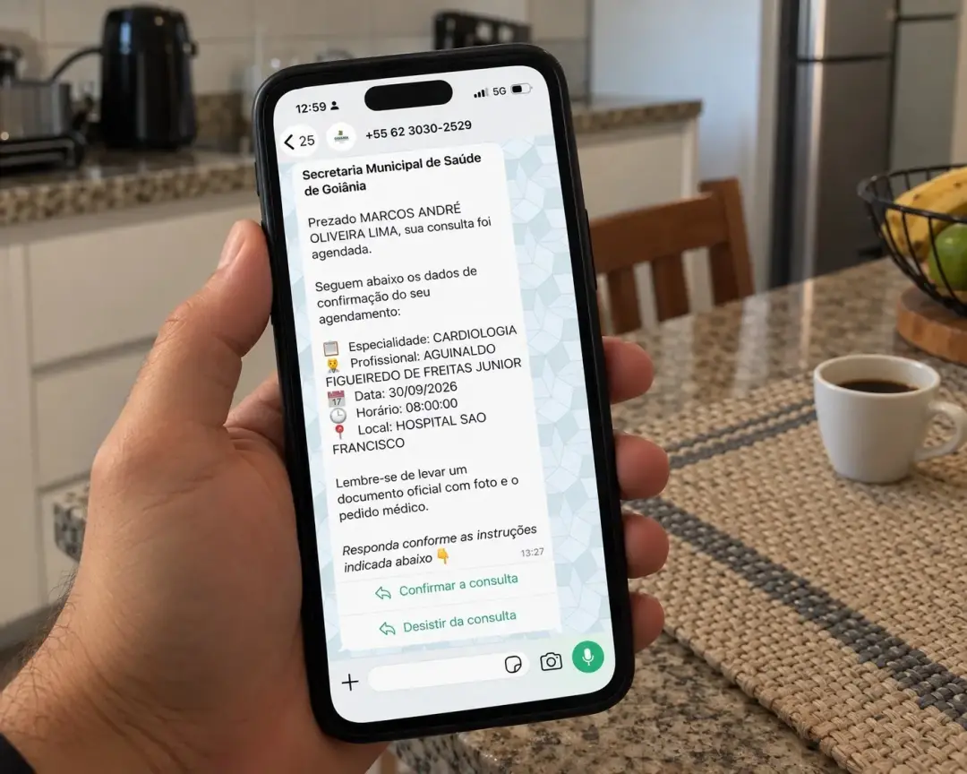 Goiânia vai usar o WhatsApp para confirmar consultas agendadas, começando como projeto piloto. A ferramenta permite que…