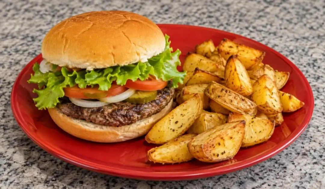 Hambúrguer caseiro com batata na Air Fryer rende duas porções, uma opção prática para a janta. A ideia de não fritar as…