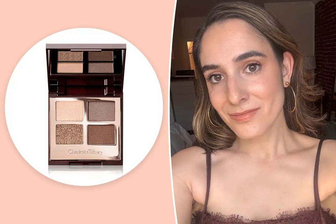 Essa paleta da Charlotte Tilbury facilita muito a aplicação de sombra, e tem uma versão bronze inspirada na Jennifer An…