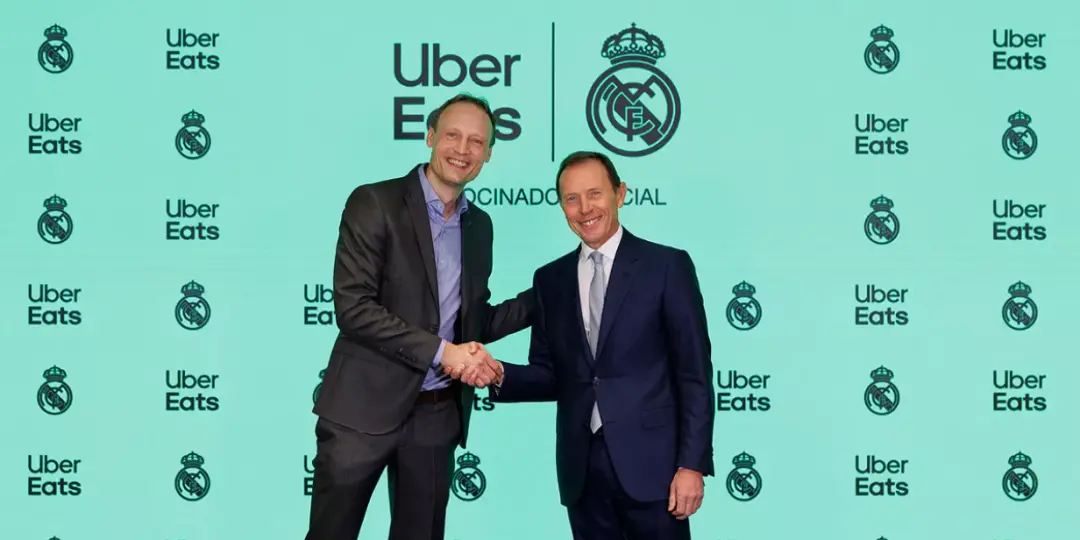 Real Madrid e Uber Eats fecham parceria até 2028/2029, trazendo o delivery para o clube espanhol. É uma troca de visibi…