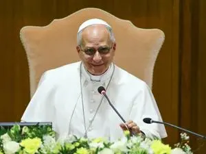 Papa Leão 14 pediu proteção de Nossa Senhora Aparecida aos brasileiros. Achei interessante o gesto, mostra a conexão cu…