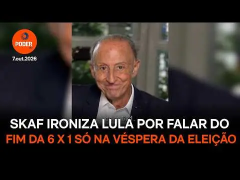 Skaf ironizou Lula por falar da escala 6x1 só na véspera da eleição. Ele apontou que o tema só foi levantado agora, apó…