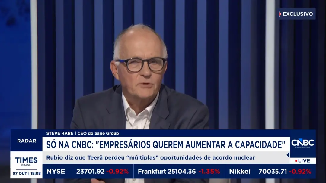 Steve Hare, CEO da Sage Group, falou que a IA pode ajudar PMEs a crescer sem substituir gente. A integração de dezenas …