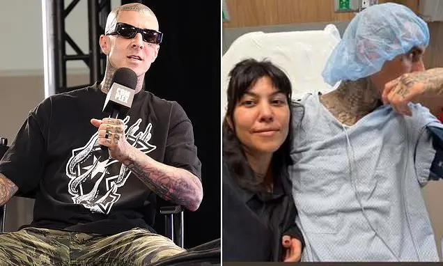 Travis Barker passou por cirurgia para tratar o formigamento no braço, com o apoio da Kourtney Kardashian no hospital. …
