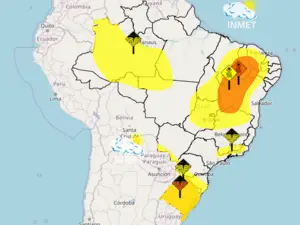 Rio Grande do Sul entra em alerta para novos temporais com possibilidade de chegar a 100 mm. Esse volume de água gera m…
