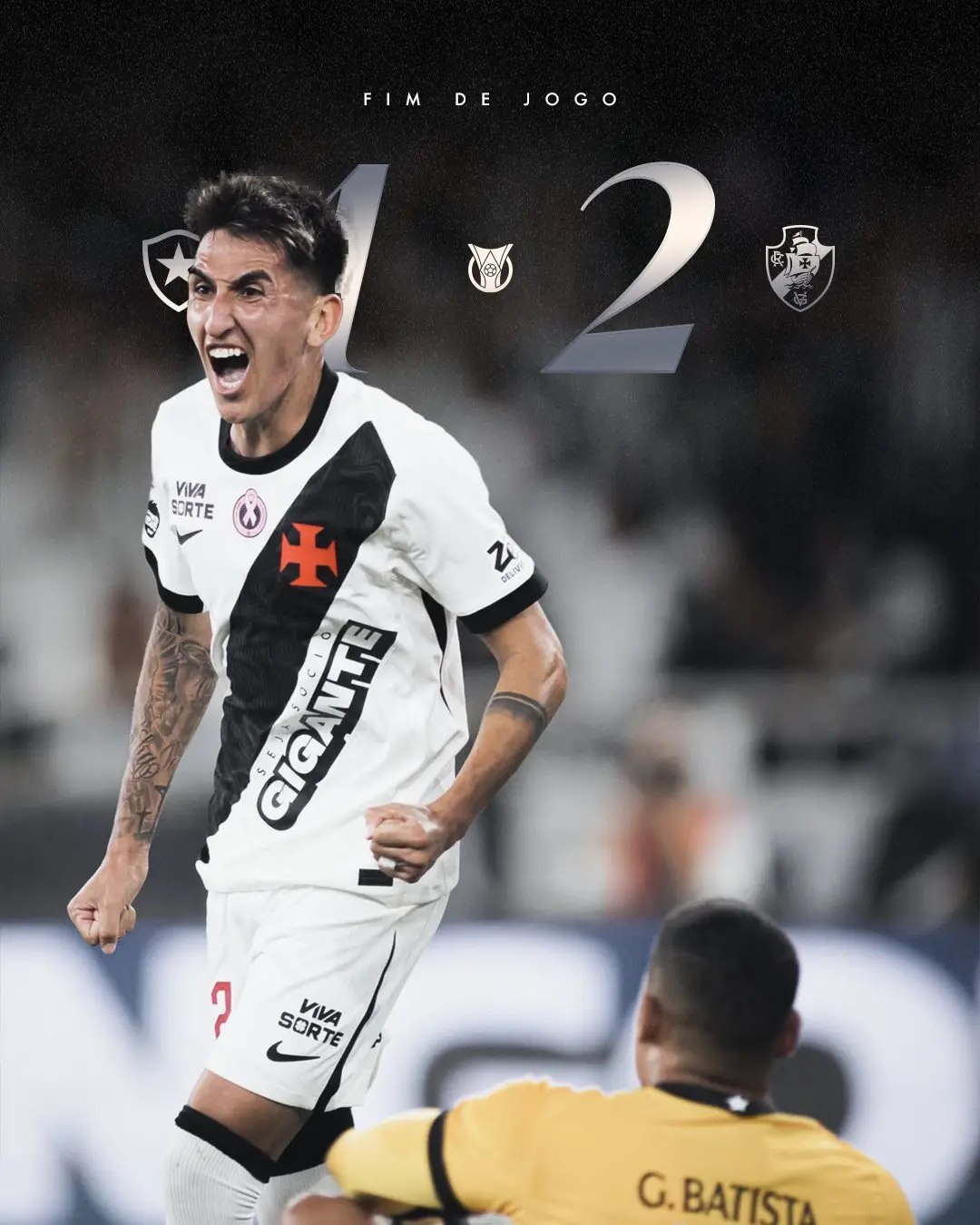 Vasco vence Botafogo por 2 a 1 no Nilton Santos, engatando quinta vitória seguida. O jogo foi caótico com desmaios e de…