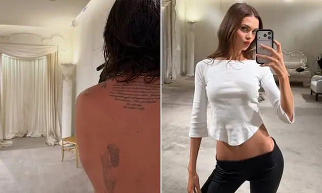 Brooklyn Beckham mostrou a tatuagem de carta de amor dedicada a Nicola Peltz nas fotos de Paris Fashion Week. Acho inte…