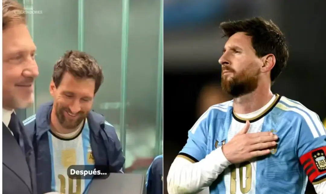 Alejandro Domínguez, presidente da Conmebol, desafiou Messi a jogar a Copa Libertadores durante a despedida do craque e…