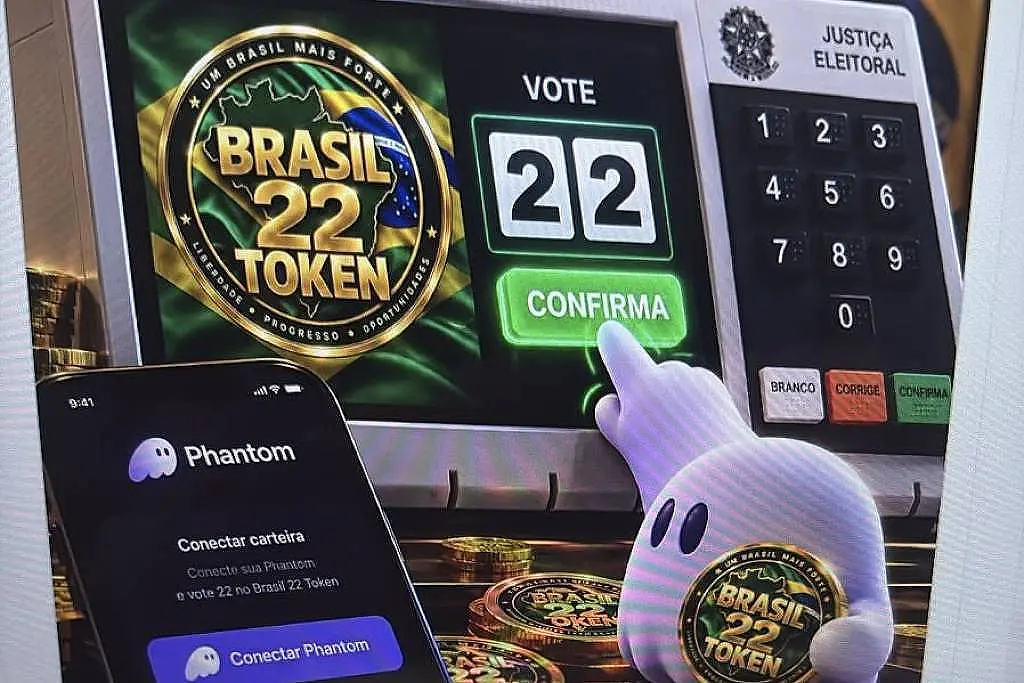Site de criptomoedas distribui tokens para quem divulgar conteúdo incentivando voto em Flávio Bolsonaro. A lógica é usa…