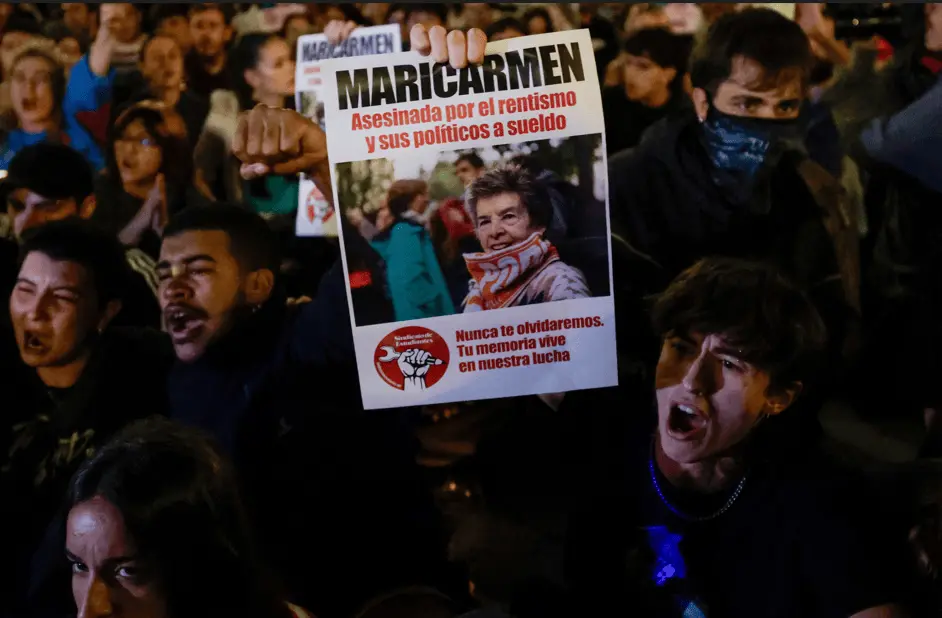 Maricarmen Abascal, mulher de 87 anos que simbolizou os protestos por moradia na Espanha, faleceu. A crise habitacional…