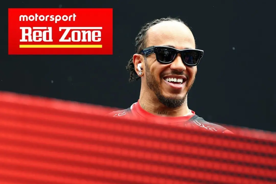 Lewis Hamilton recebeu um design de capacete feito por fã, misturando a armadura Mandaloriana com as cores da Ferrari. …