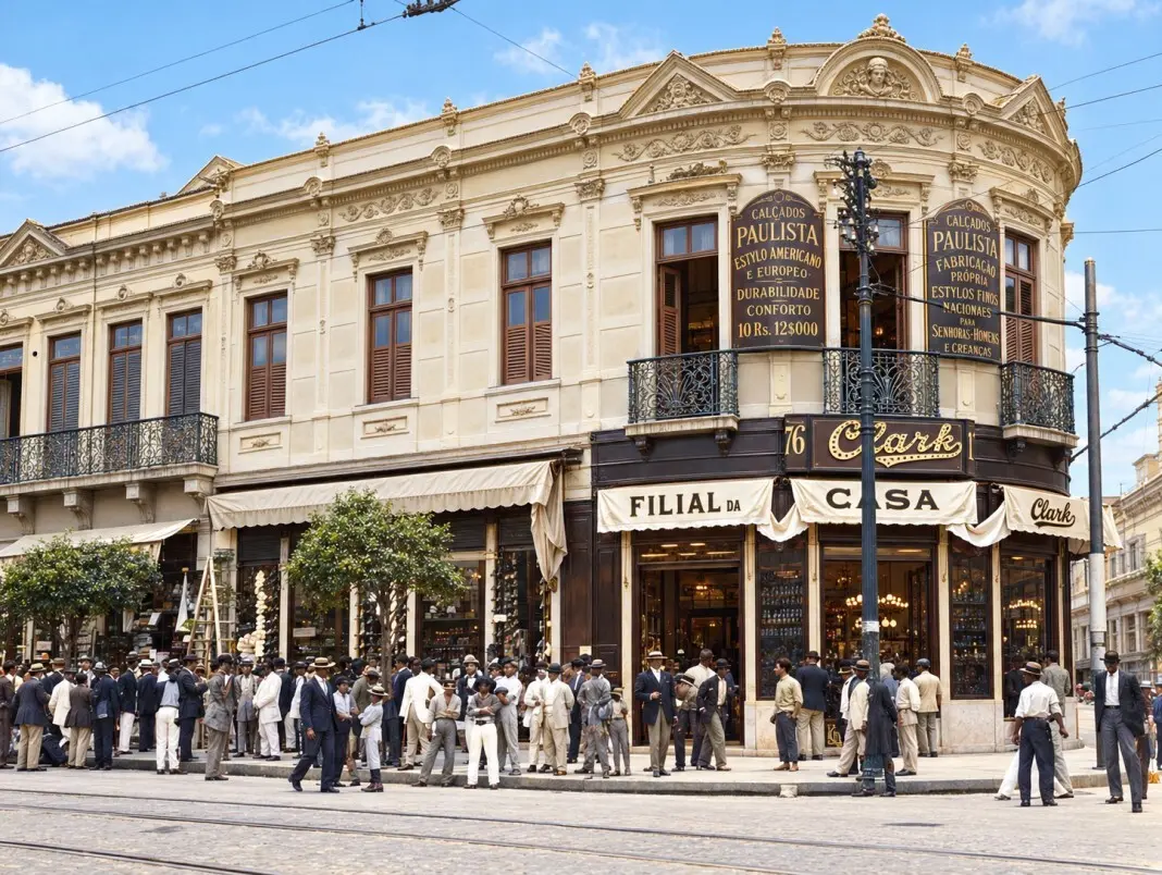 Casa Clark, sapataria na esquina da Rua Marechal Floriano no Rio de Janeiro, completou 176 anos. A longevidade dela mos…