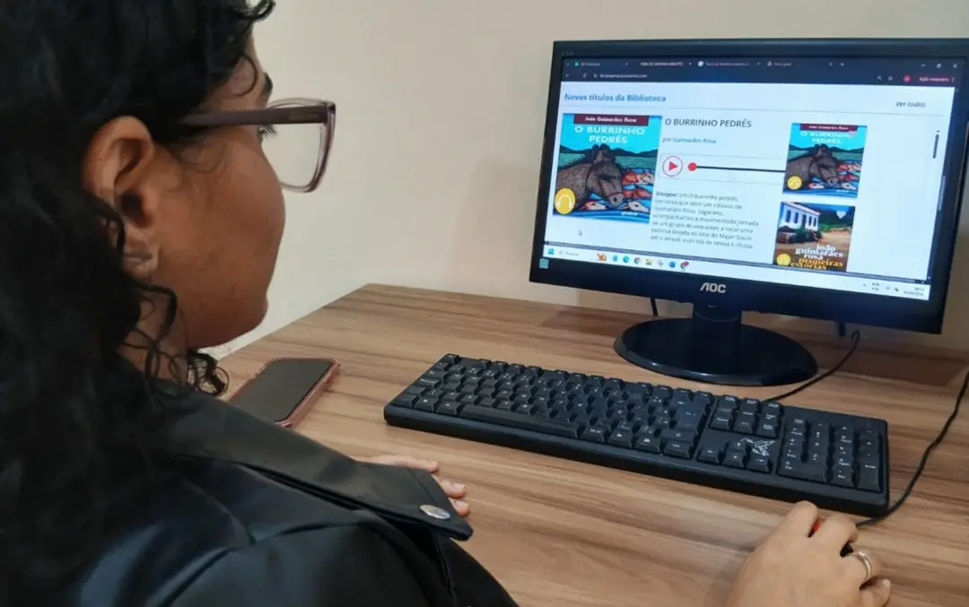 Mais de 100 mil livros e audiolivros estão disponíveis gratuitamente na biblioteca digital de Feira de Santana. É ótimo…