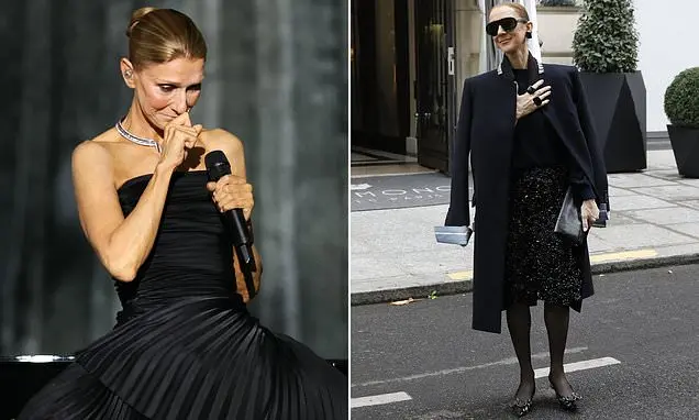 Celine Dion, aos 58 anos, perdeu o equilíbrio e esqueceu a letra em um show em Paris, após cancelar turnê por causa da …