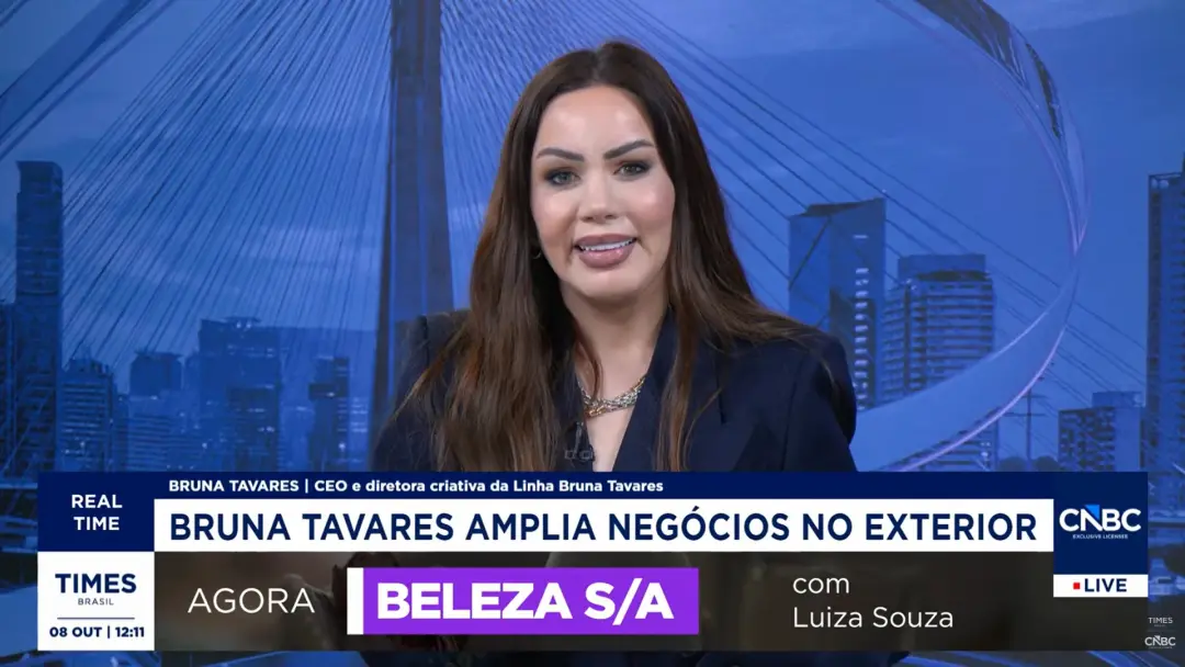 Bruna Tavares e a Beleza S/A juntaram forças com o grupo internacional Kiss New York para acelerar o investimento em te…