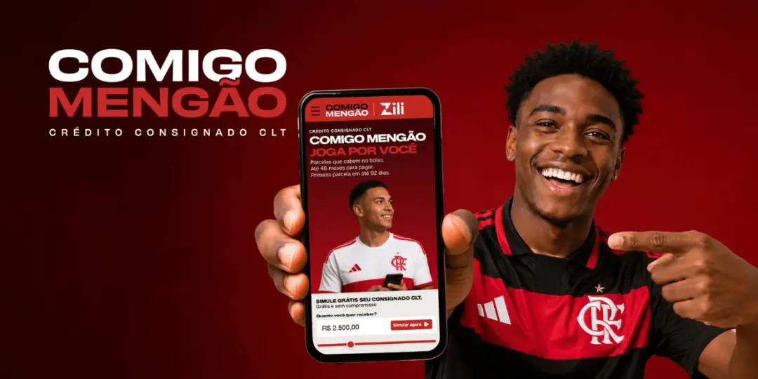 Flamengo lançou o Comigo Mengão, um crédito consignado para trabalhadores com carteira assinada em todo o Brasil. A par…