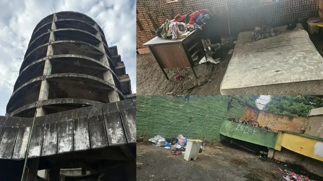 Prédio abandonado há 25 anos no Centro de Goiânia levou autuação do proprietário por falta de manutenção e riscos de sa…