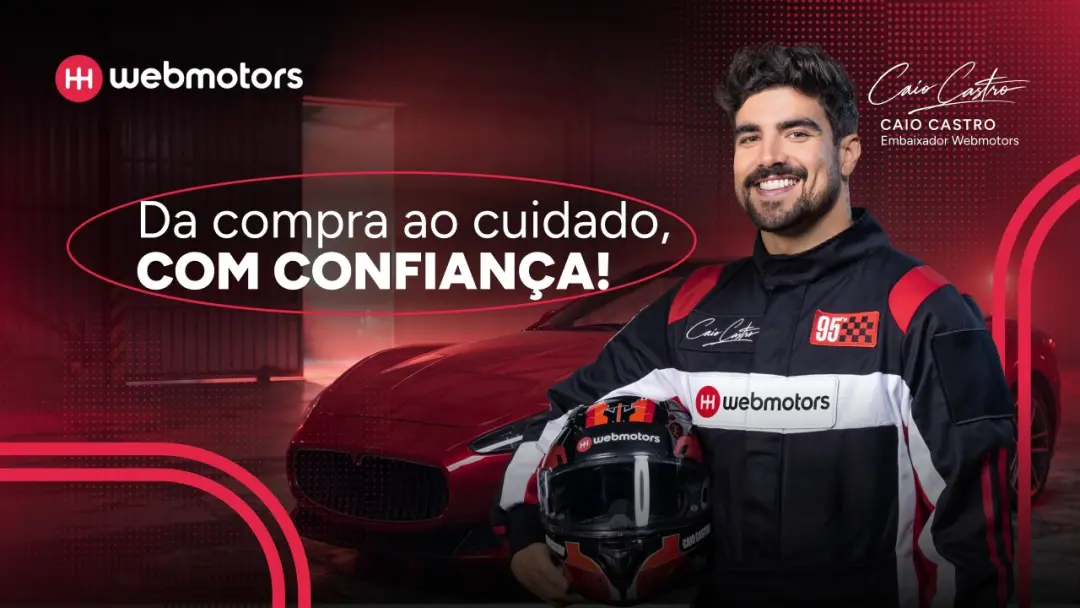 Caio Castro virou novo embaixador da Webmotors em uma aliança de longo prazo. A escolha junta a fama dele com a vivênci…