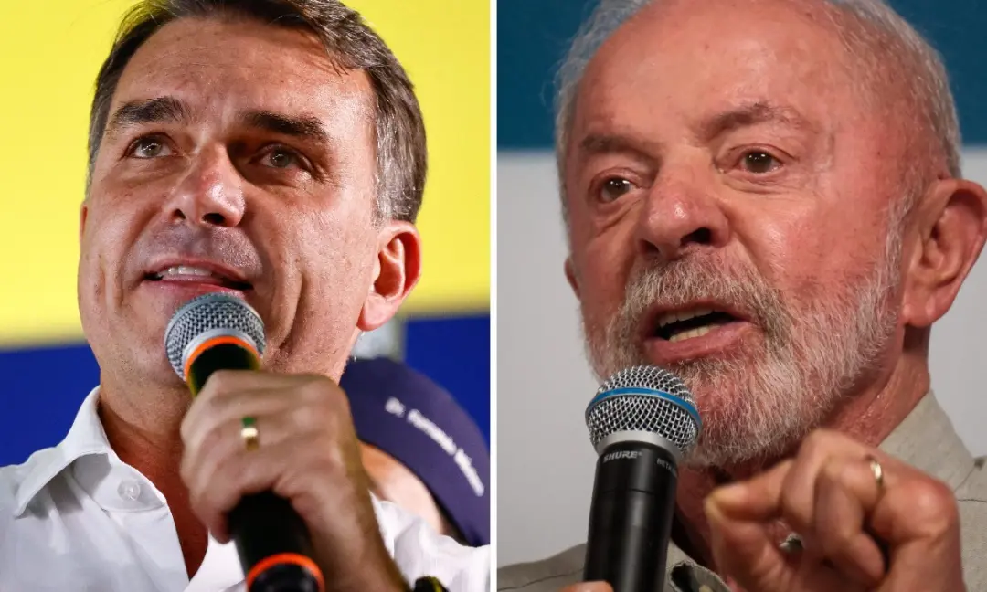 Flávio Bolsonaro e Lula devem manter estratégias diferentes na propaganda eleitoral. Lula vai reforçar os programas soc…