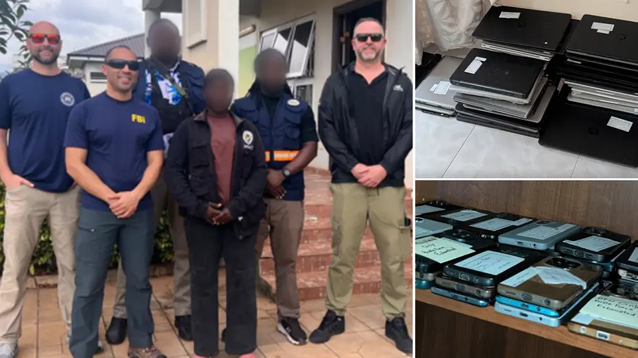 Em Gana, o FBI desmantelou um centro de golpes que causou quase 10 milhões de dólares em prejuízos, com mais de 130 pes…
