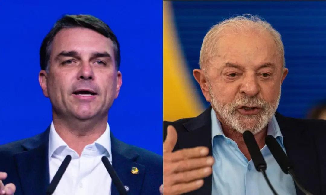 Flávio Bolsonaro com 49% no segundo turno, contra 45% de Lula na pesquisa Datafolha. Empate técnico tá rolando, o que m…