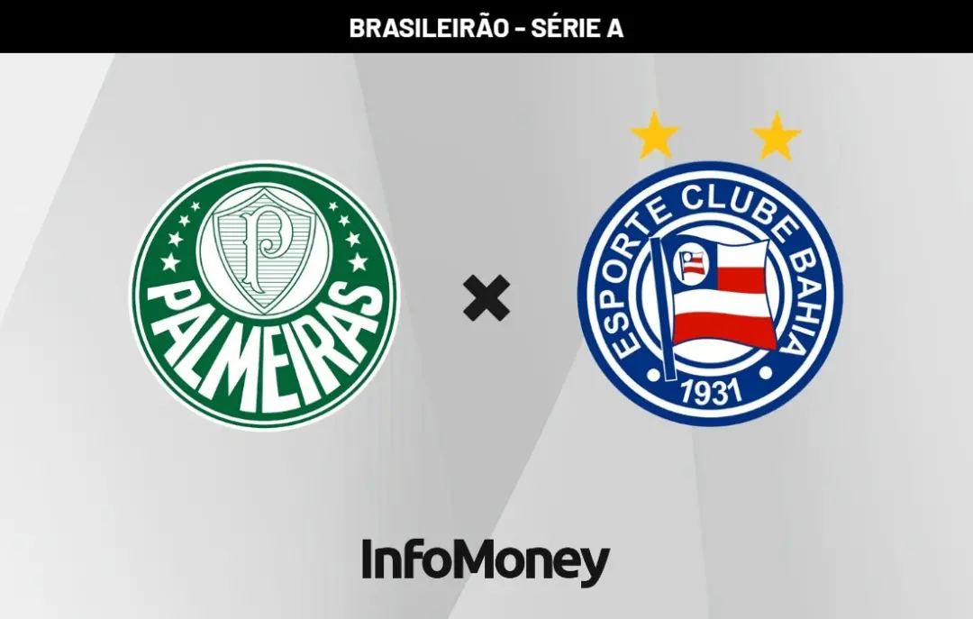 Palmeiras enfrenta Bahia na quinta-feira, dia 8, às 21h30 no Nubank Parque, em São Paulo. A diferença de pontuação entr…