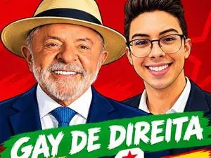Gay de direita pede voto em Lula após fracasso na eleição. Essa movimentação mostra como as linhas ideológicas se mistu…