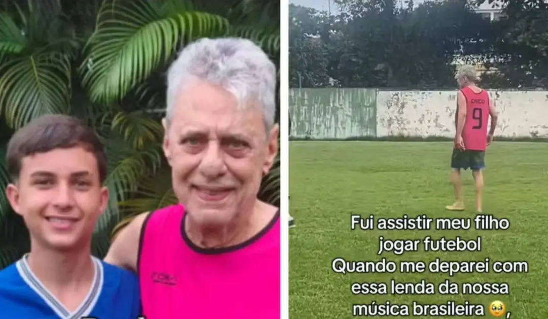 Chico Buarque virou companheiro de pelada de um menino de 12 anos em um condomínio no Rio de Janeiro. Essa surpresa mos…