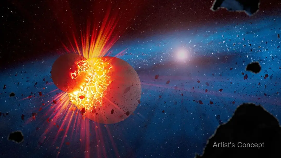 Webb observando discos de detritos extremos em sistemas estelares jovens mostra como era o início do Sistema Solar. Ver…