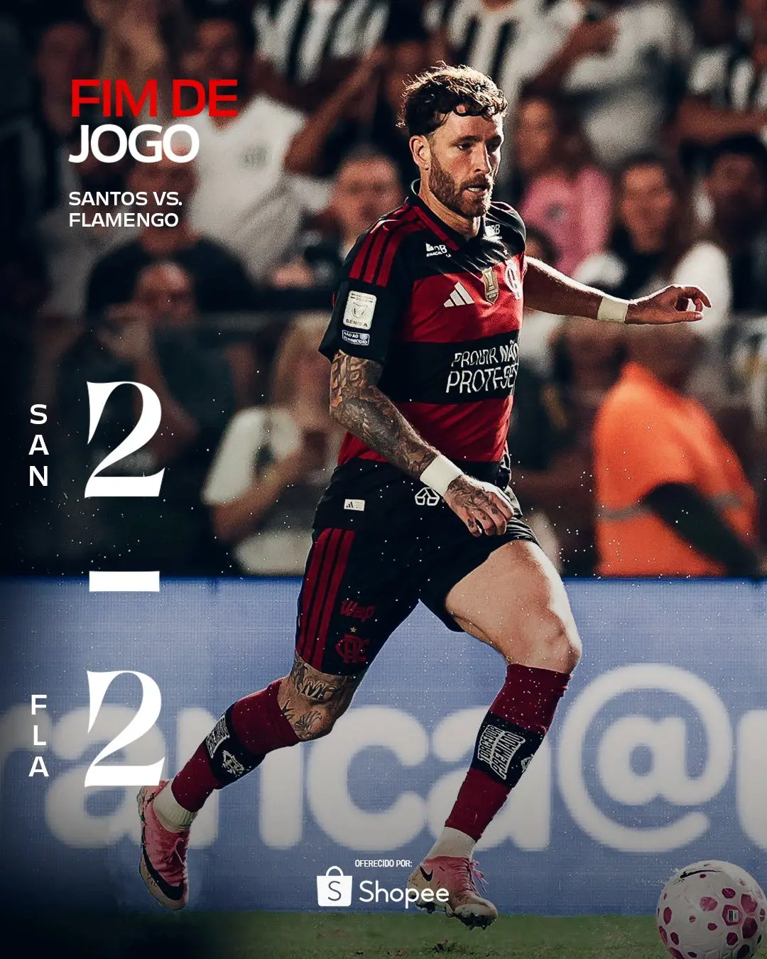 Neymar marcou dois gols e o Santos empatou em 2 a 2 com o Flamengo na Vila Belmiro. O retorno dele mudou o jogo, pois o…