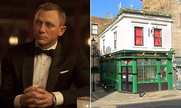Daniel Craig comprou a pub de 18º século Horseshoe, em Clerkenwell, Londres, junto a três amigos. É um pub assombrado p…