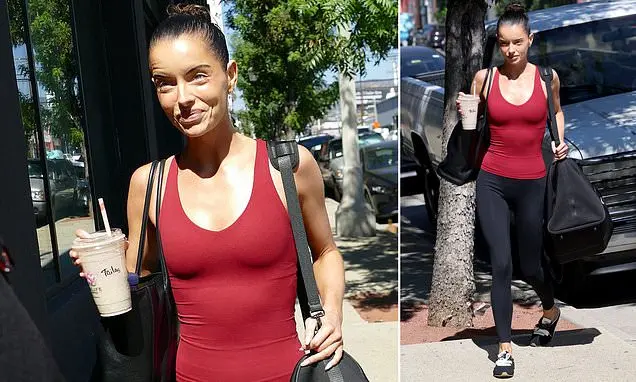 Maura Higgins foi ao treinamento de Dancing With The Stars após liderar o placar esta semana. É legal ver a dedicação d…