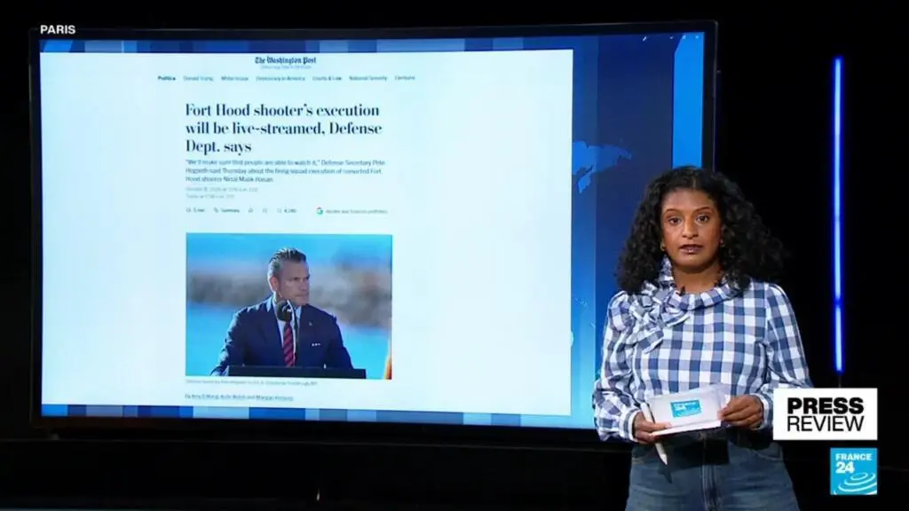 Pete Hegseth anunciou que a execução militar do atirador do Fort Hood será transmitida ao vivo. Esse tipo de exposição …