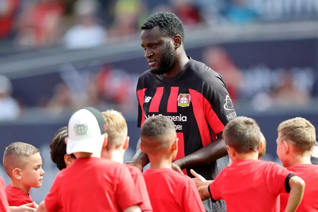 Com Kofane fora, Victor Boniface, que jogou apenas cinco minutos nesta temporada pelo Bayer Leverkusen, pode ter chance…