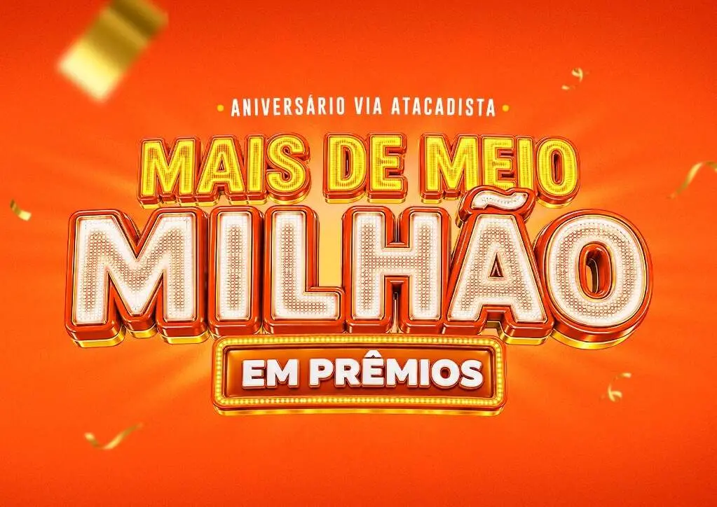 Mais de meio milhão de reais em prêmios para clientes do Via Atacadista nas 23 lojas do Rio Grande do Sul e Santa Catar…