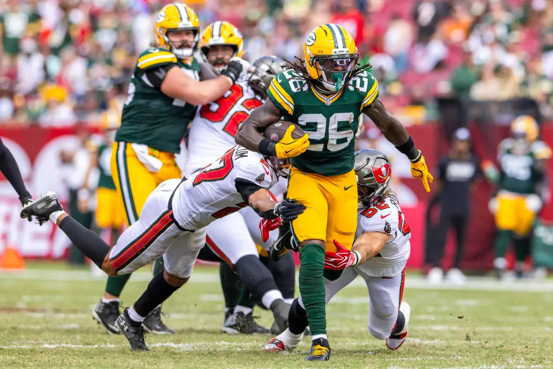Green Bay Packers não definiram quem vai ser o principal corredor da equipe nesta temporada. Lloyd, Johnson e Brooks en…