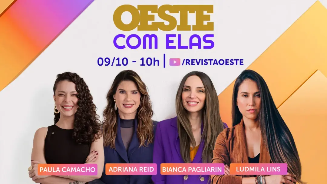 O Oeste com Elas vai ao ar de segunda a sexta, das 10h às 12h, com Adriana Reid, Paula Camacho, Bianca Pagliarin e Ludm…