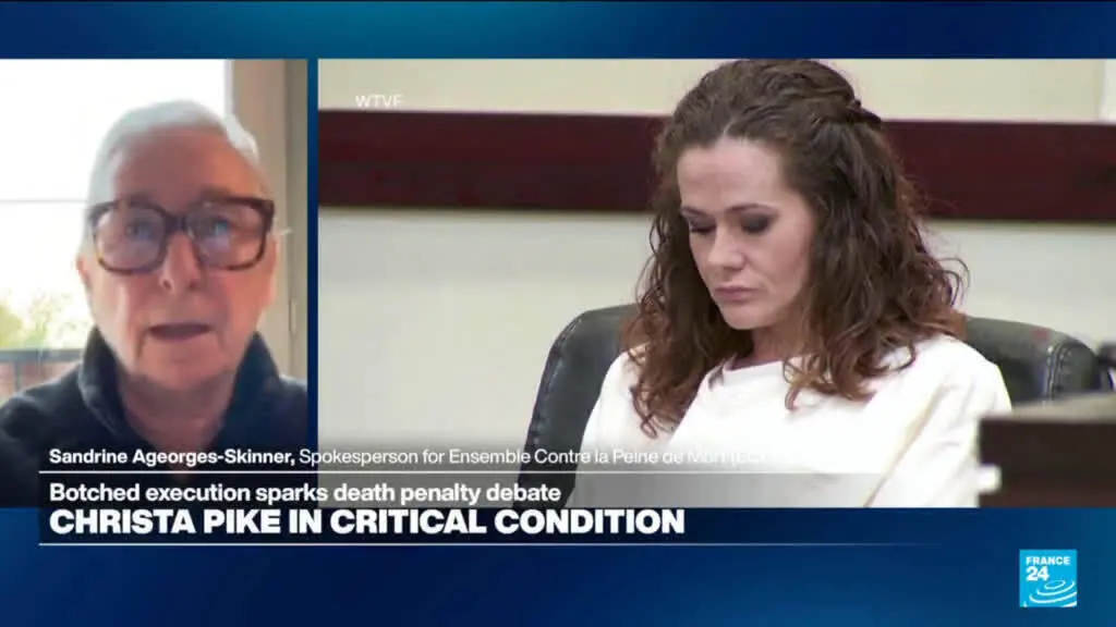 Christa Pike, mulher de 50 anos, ficou em estado crítico após sobreviver a duas injeções letais em execução no Tennesse…