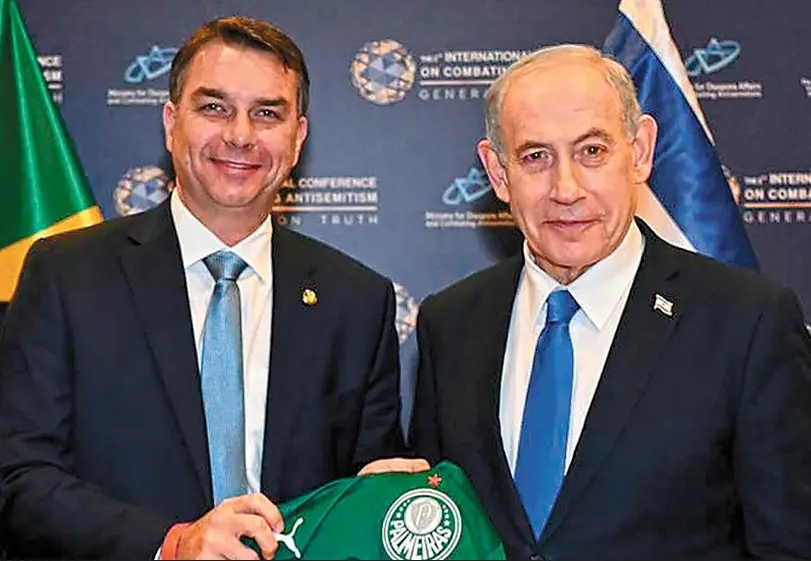 Netanyahu convidou Flávio Bolsonaro para visitar Israel para renovar amizade. A perspectiva de um Brasil com mais alinh…