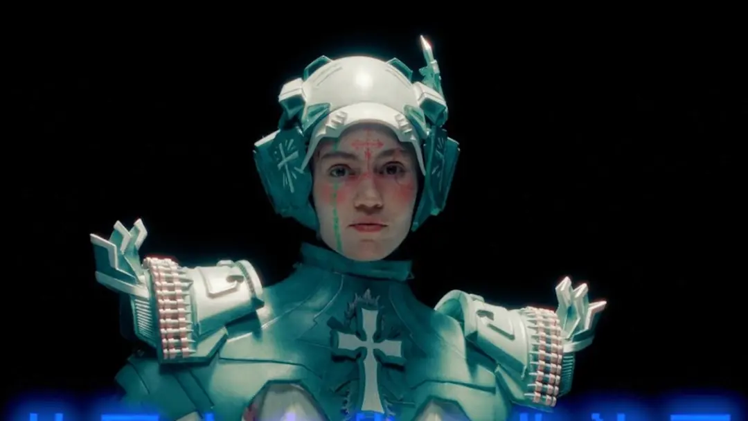 Grimes lançou o álbum PSYOPERA e o single ACCELERANDO. Achei a pegada surreal com as referências bíblicas e LLMs super …