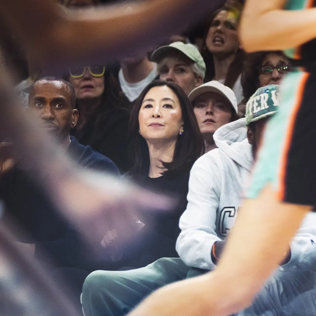 Clara Wu Tsai, co-proprietária da Liberty, torce para o WNBA ter sucesso hoje à noite, mas seus planos vão além dos cam…