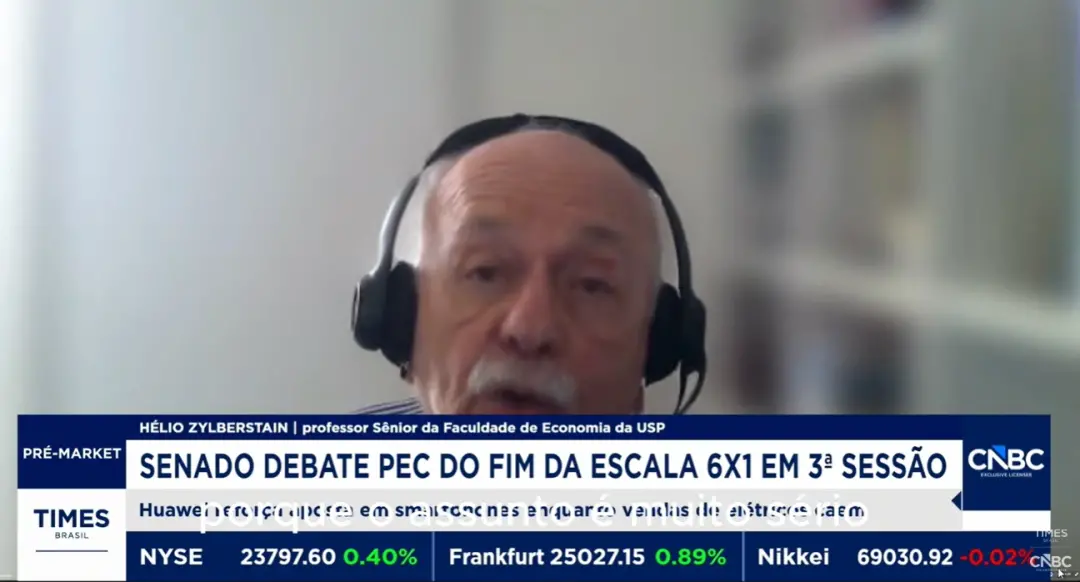 Professor da USP aponta que mudar a escala 6x1 pode elevar o custo do trabalho em 20% para empresas contínuas. Essa con…
