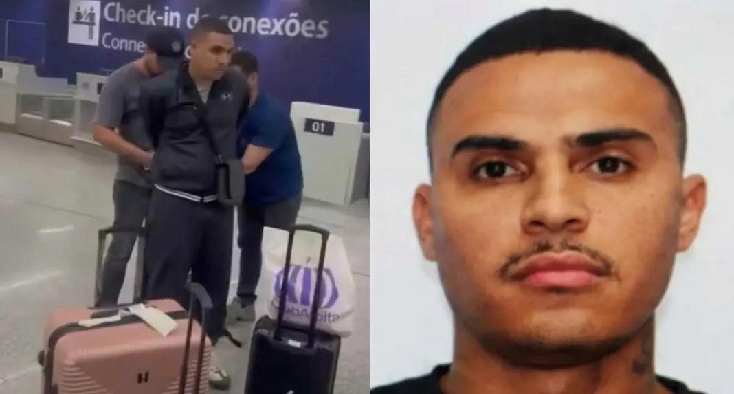 Ximba, apontado como operador financeiro do Comando Vermelho, foi preso no Galeão após voltar de viagem pela Europa, co…