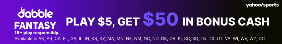 Um código de promoção YAHOOBONUS dá 50 reais em bônus cash ao entrar no Dabble, se apostar 5 reais em WNBA, futebol ou …