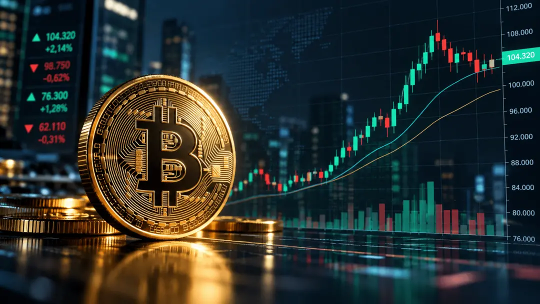 Bitcoin testa os US$ 80 mil, negociando em US$ 82,5 mil após cair da casa dos US$ 87,4 mil. A correção mostra que a rec…