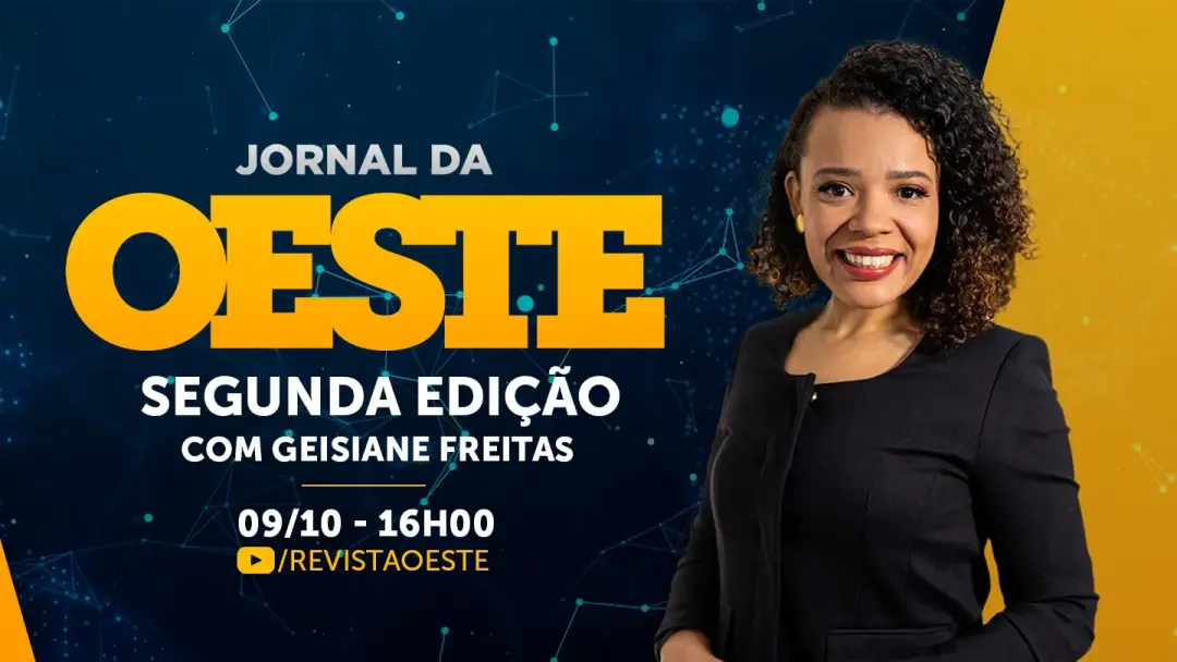 Geisiane Freitas apresenta o Jornal da Oeste, Segunda Edição, de segunda a sexta das 16h às 17h45. Entrevistas exclusiv…